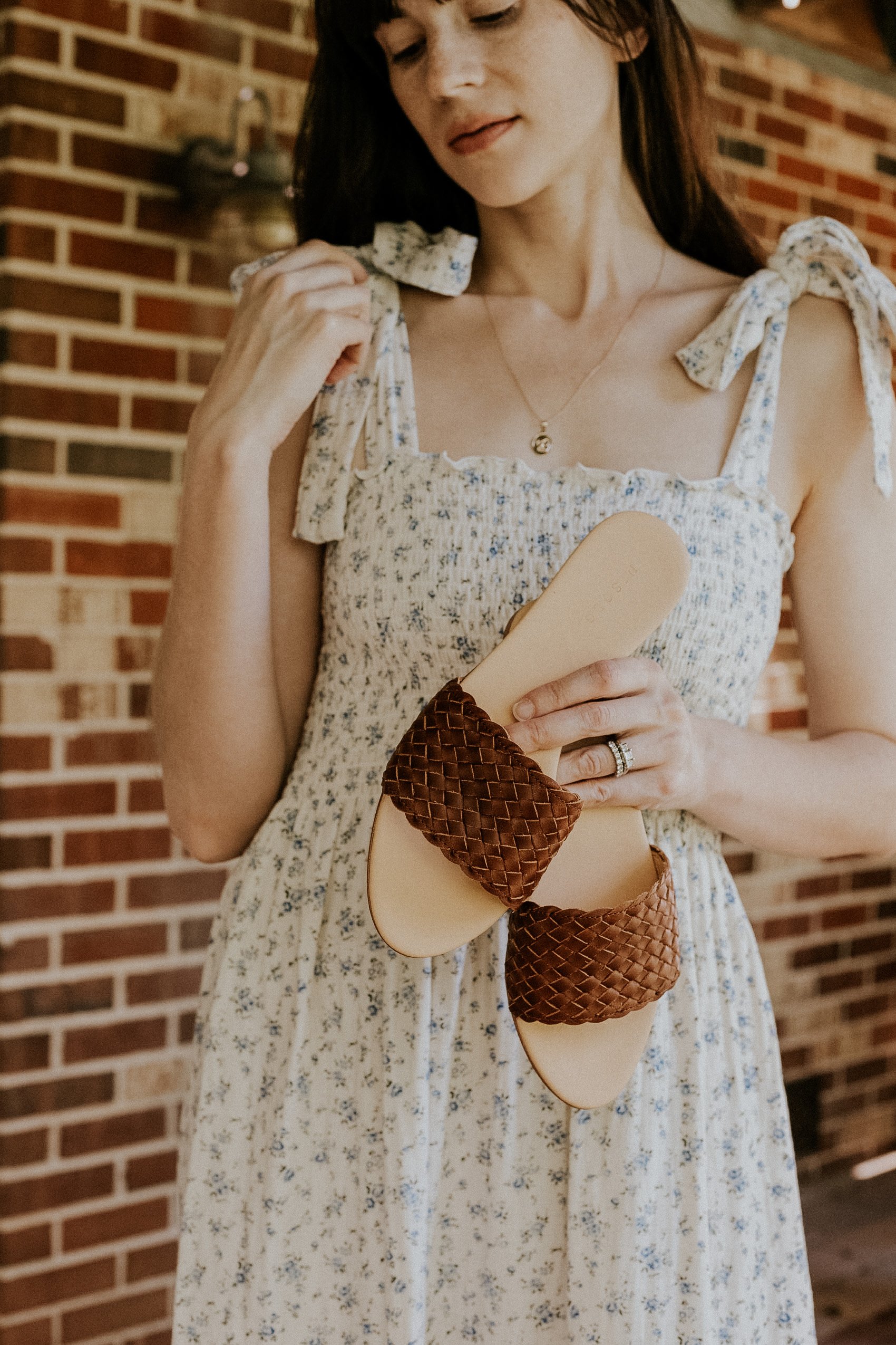 Nisolo Woven Isla Slides NFB Dress